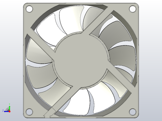 80×80×20mmDC轴流风机╱DC轴流风扇[TX8020H12]右视缩略图