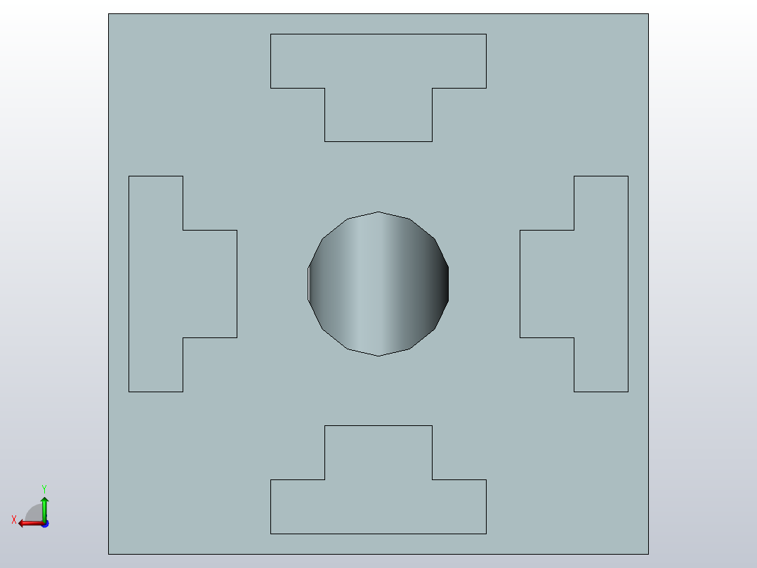 澳宏铝型材_活动铰链连接件4040后视图