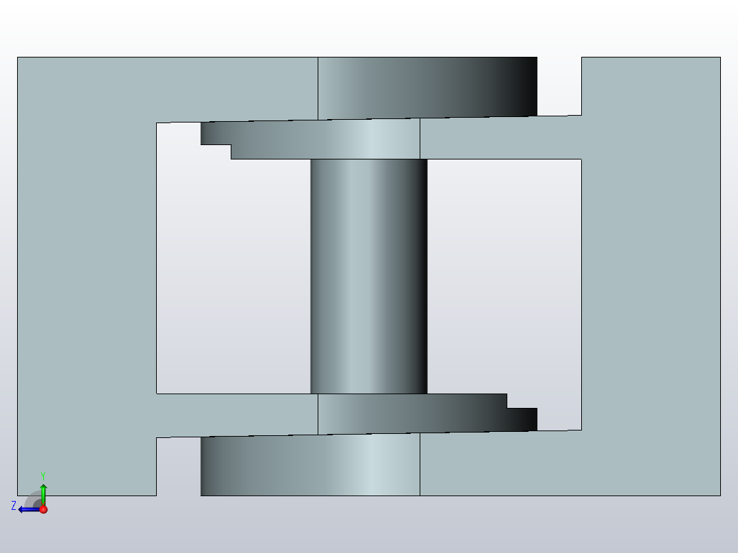 澳宏铝型材_活动铰链连接件4040右视图