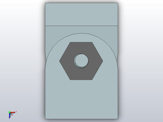 澳宏铝型材_活动铰链连接件4040俯视缩略图