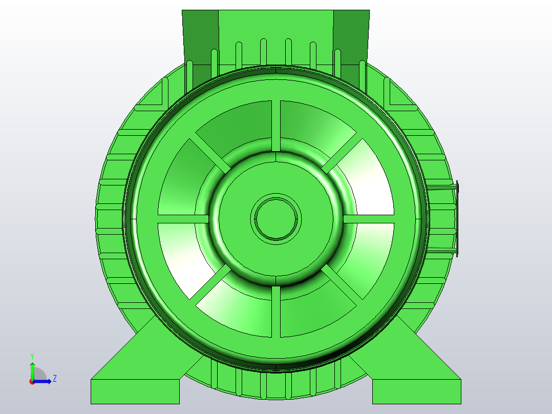 YN100型万能试验机关键零部件结构设计左视图