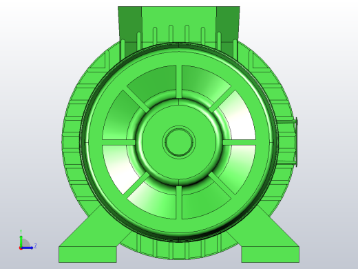 YN100型万能试验机关键零部件结构设计左视缩略图