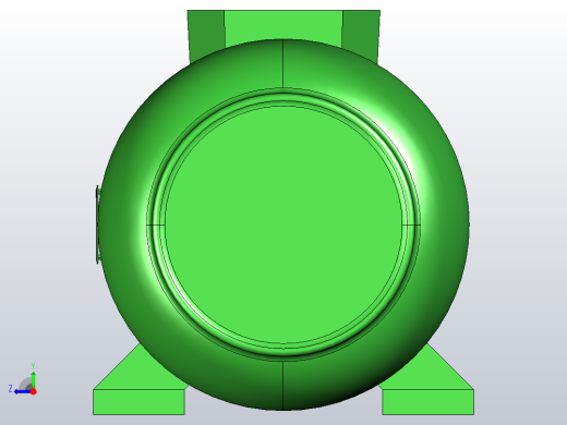 YN100型万能试验机关键零部件结构设计右视缩略图