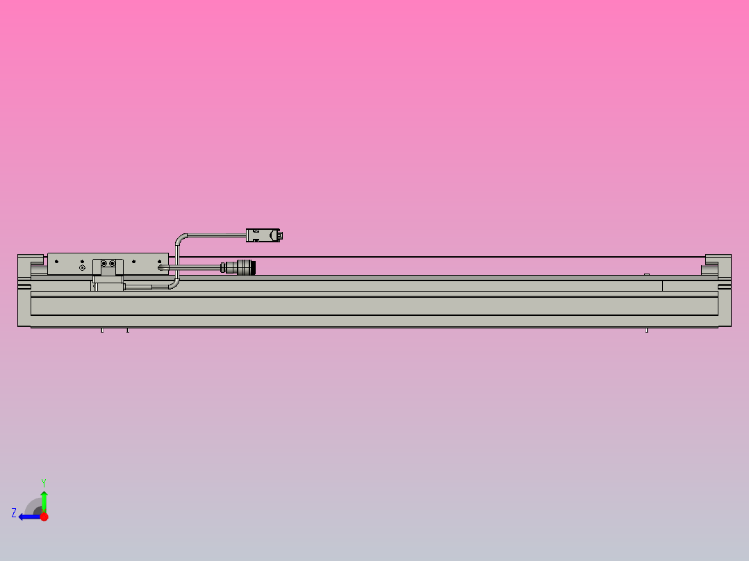 直驱直线电机轴TPA-LNP2-200-55C2-1-L600-3-C-05-N3右视图