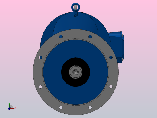 RXF107法兰轴伸式安装斜齿轮减速机RX107-Y11-4P-160M-M1-0°-Φ450前视缩略图