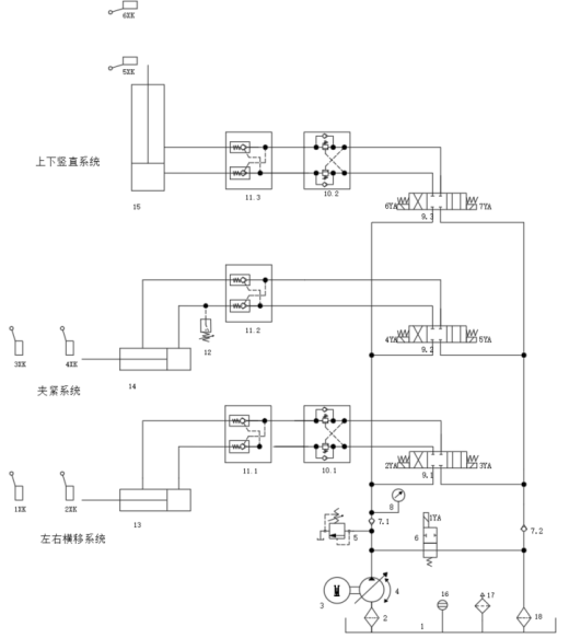 码垛机械手液压系统设计（9）（CAD+说明书）缩略图