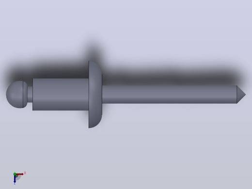 多套GBT12615_1-GBT12618_6抽芯铆钉3D模型Solidworks设计俯视缩略图