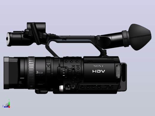 索尼Sony hvr z1u hi-def高清摄像机右视缩略图