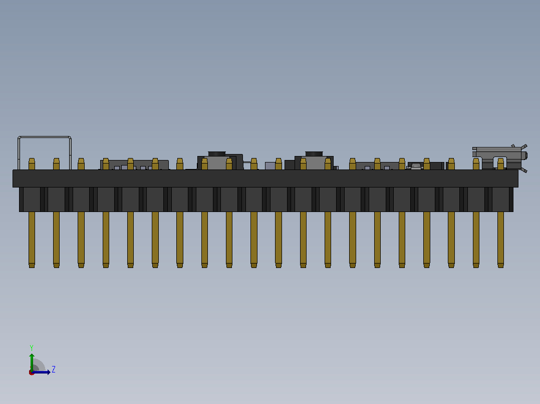 ESP32是一款低成本微控制器左视图