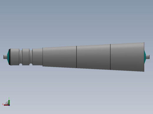 2640系列 双槽O带锥套辊筒[2.640.HHJ.AFA-W=400],,右视缩略图