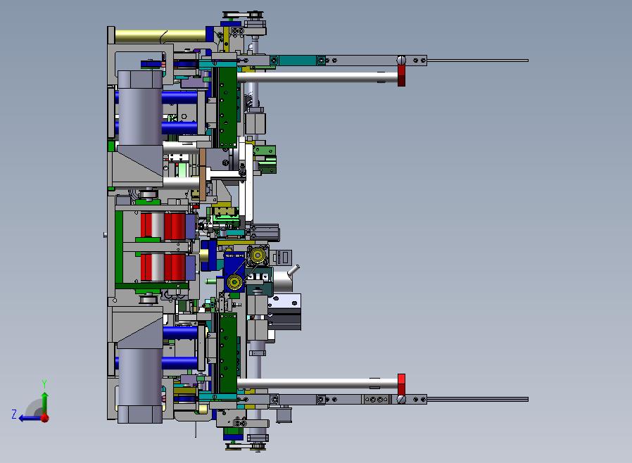 转盘组装线、转盘式自动组装生产线 右视图