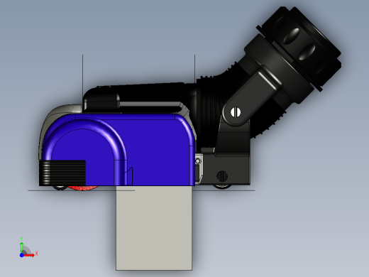 VAC动力头附件3D模型前视缩略图