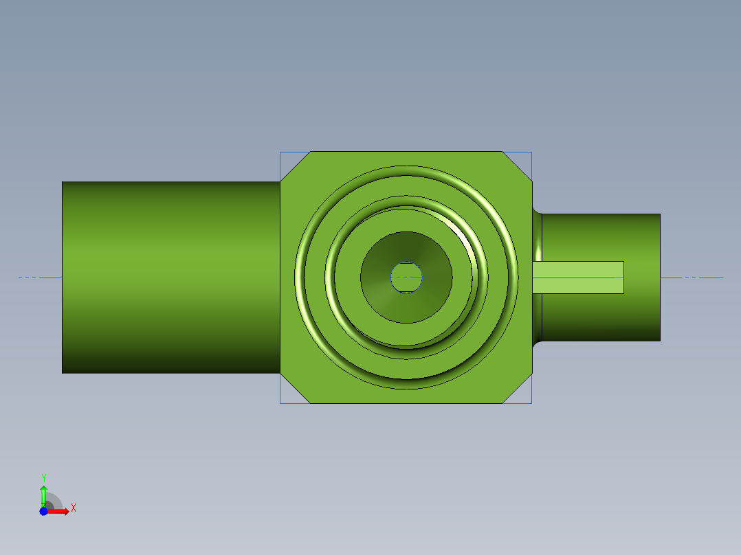 阀门设计前视图