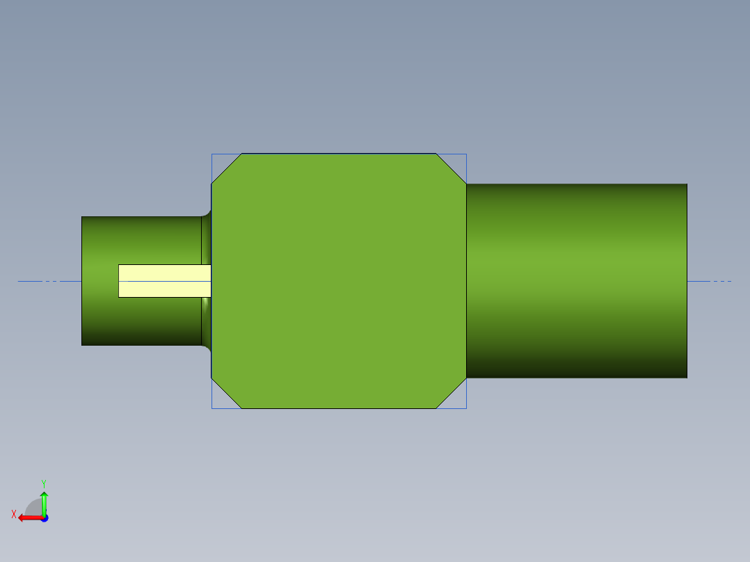 阀门设计后视图