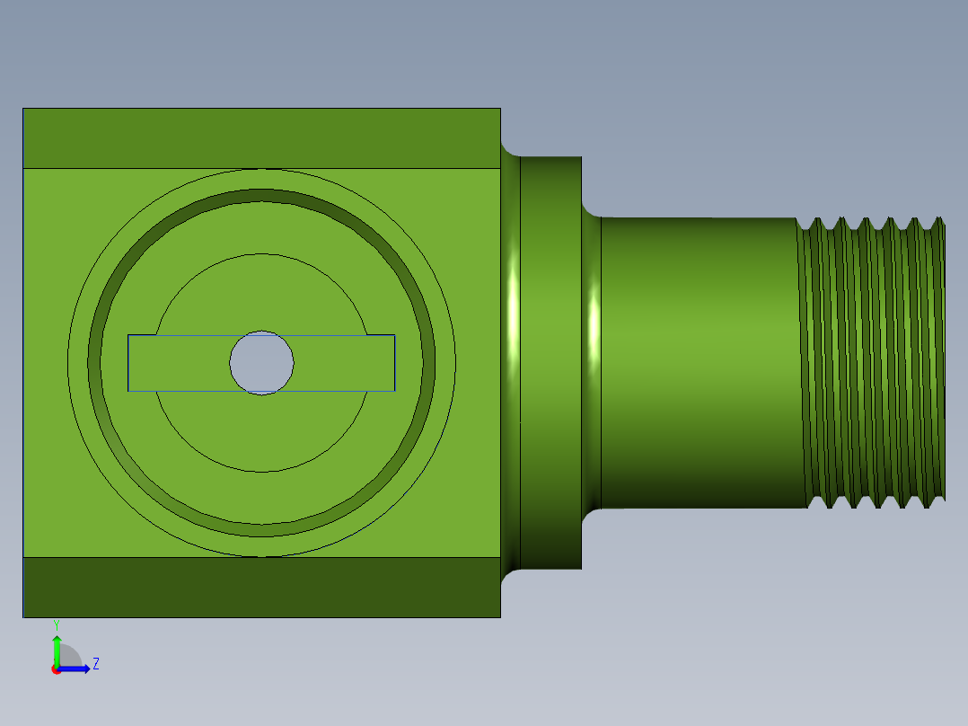 阀门设计左视图