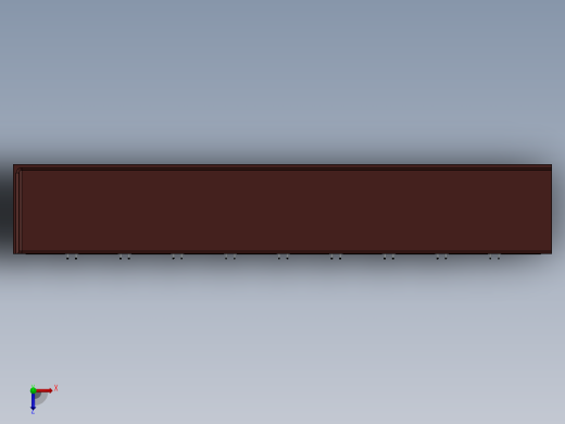 SolidWorks柜台的橱柜俯视缩略图