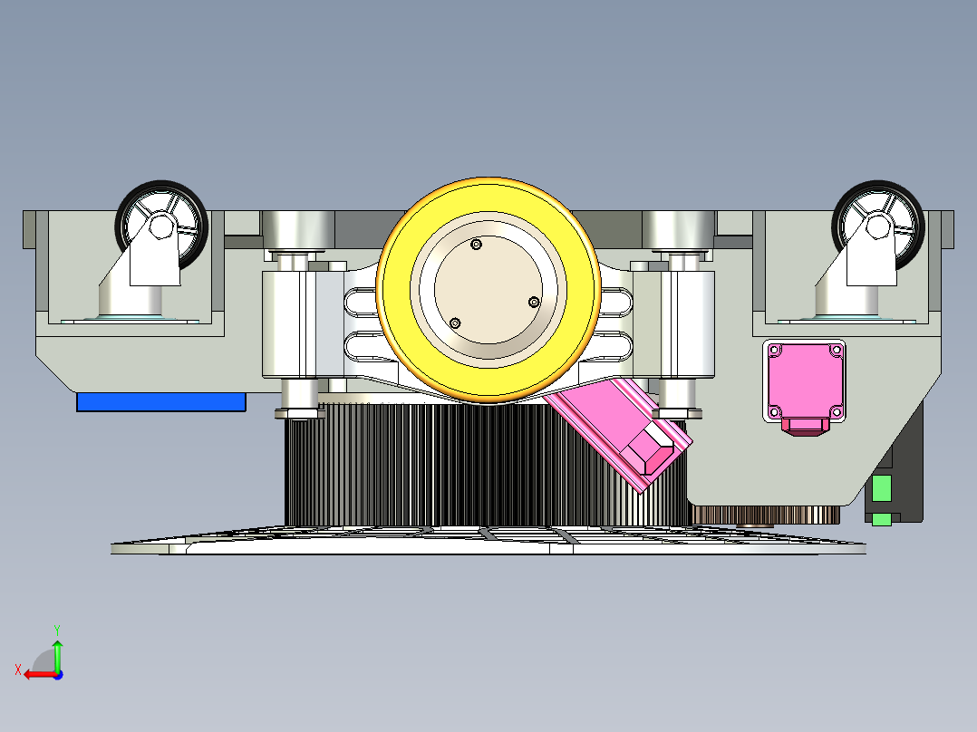 B9_顶升旋转AGV（）后视图