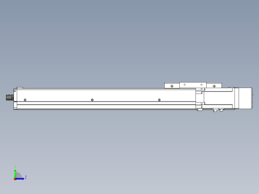 Toyo东佑达直线模组-ECH12-400-BR-200W+煞車左视缩略图