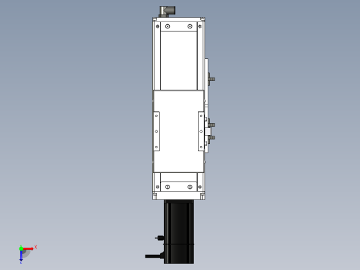 Toyo东佑达直线模组-ECH12-100-BC-200W+煞車俯视缩略图