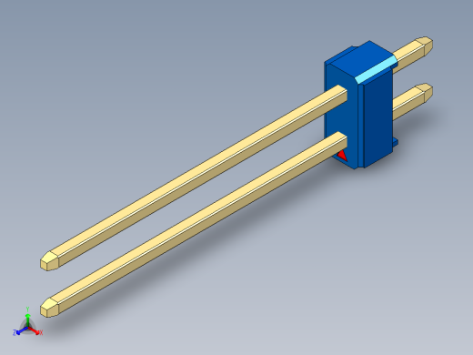 彩色公头100mil（2.54mm）系列-DS1021_blue_2x01p_100mil_Type19_rev1.0