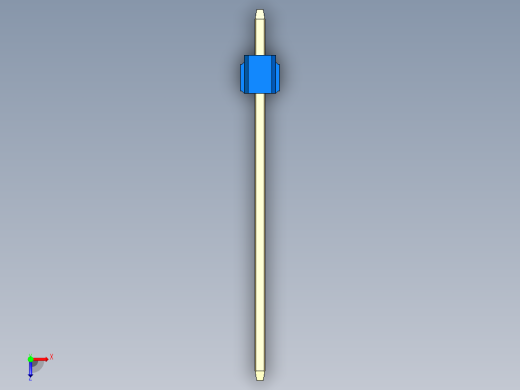 彩色公头100mil（2.54mm）系列-DS1021_blue_2x01p_100mil_Type19_rev1.0俯视缩略图