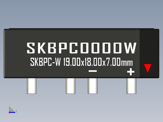 桥式整流器-SKBPC-W_Nonmal_Size左视缩略图