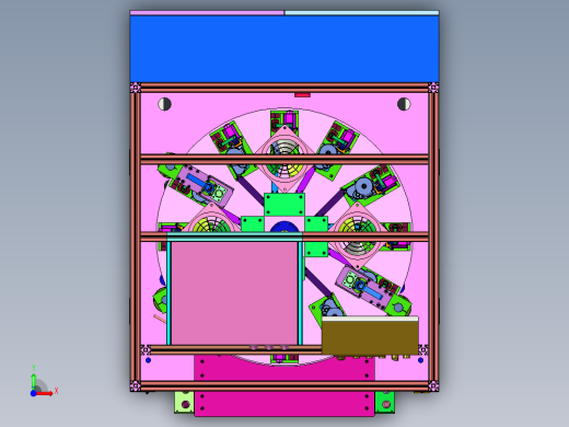 变速箱外壳平面干磨机前视缩略图