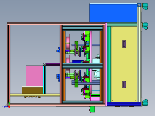 变速箱外壳平面干磨机右视缩略图