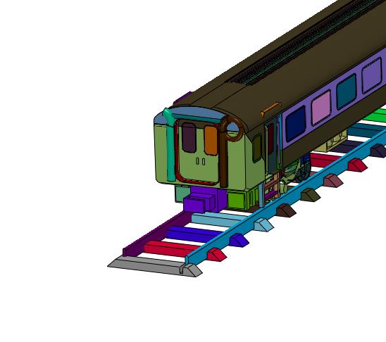 二等卧铺客运列车