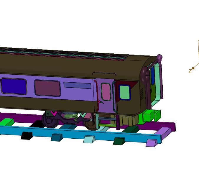 二等卧铺客运列车