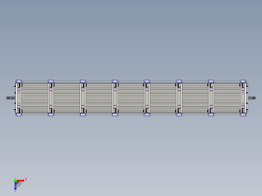 不连续夹芯板机器单层板俯视缩略图