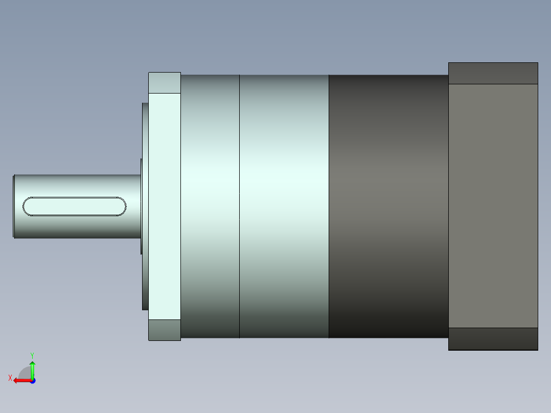 直齿PLF160-L1-LC 42-114.3-200-M12.stp后视图
