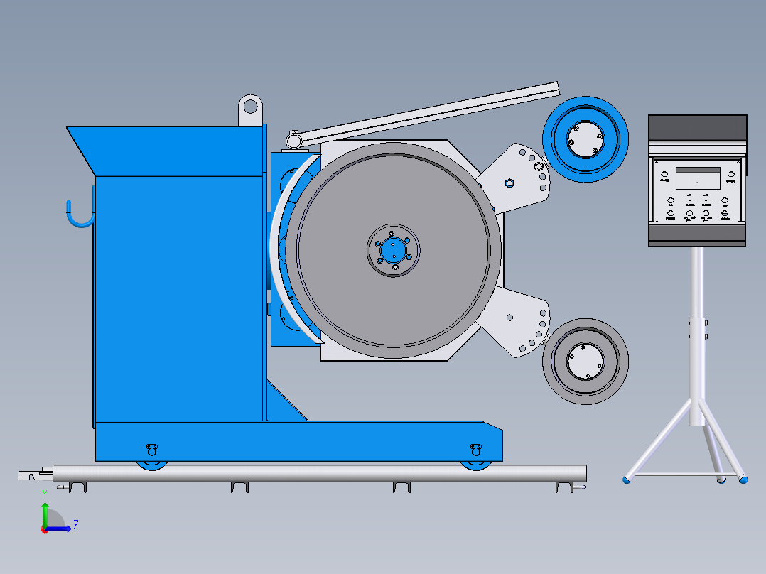 WS绳锯机635554===195左视图