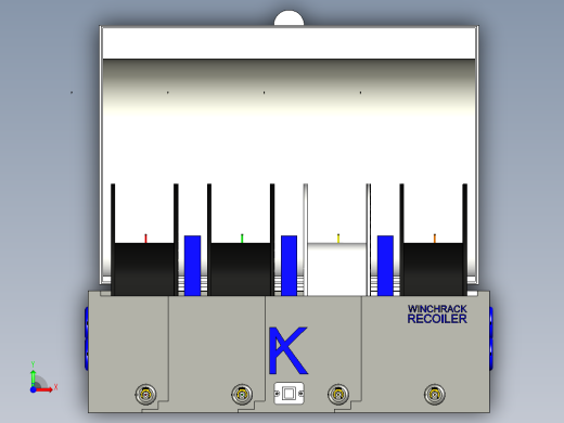 绞盘式卷线机前视缩略图