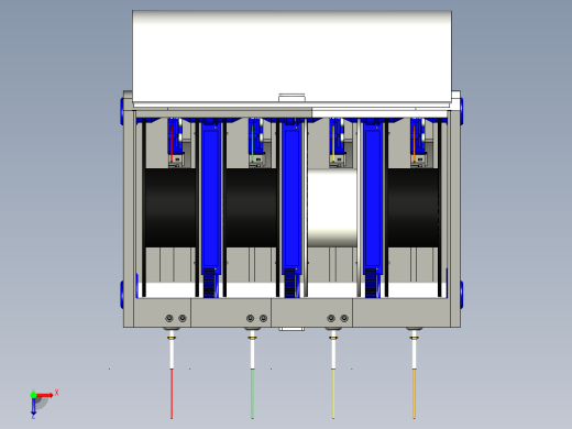 绞盘式卷线机俯视缩略图