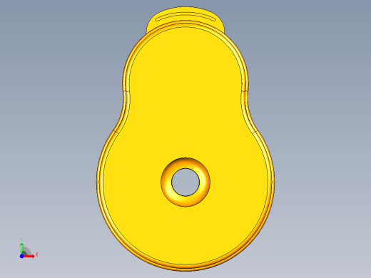 修正带盒盖模具设计前视缩略图