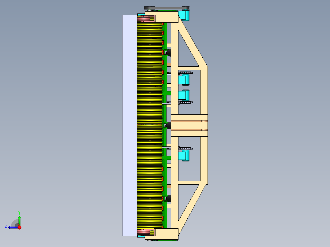 破冰除雪机三维图792472===200右视图
