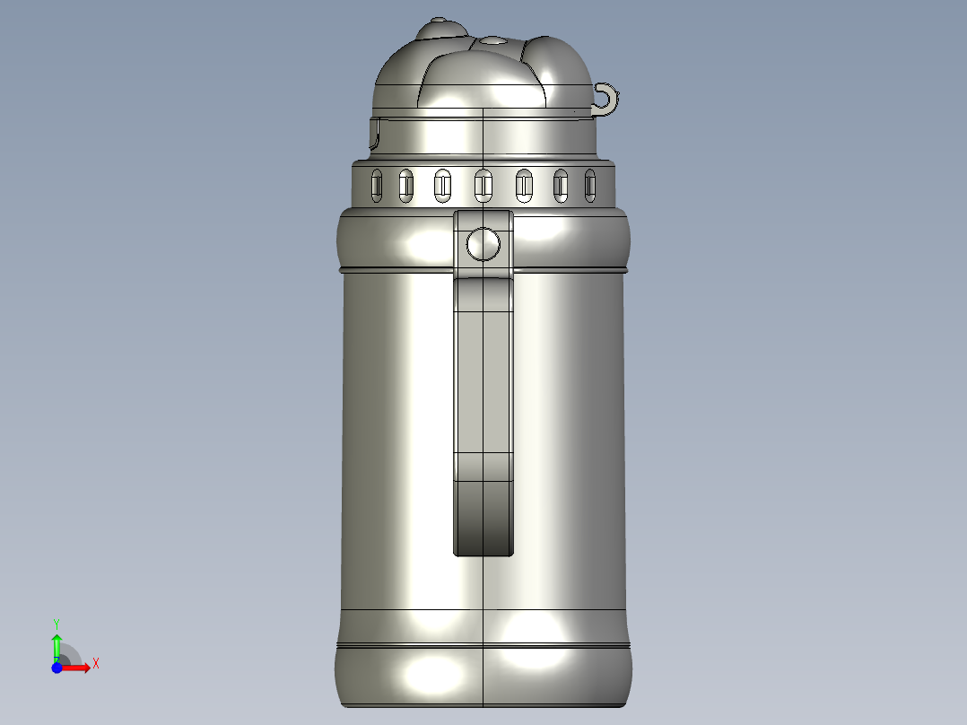 保温杯儿童杯吸管杯茶壶茶杯学生水壶塑料杯小狗水杯便携水壶小狗杯卡通杯前视图
