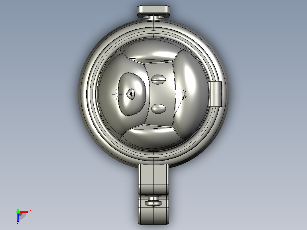 保温杯儿童杯吸管杯茶壶茶杯学生水壶塑料杯小狗水杯便携水壶小狗杯卡通杯俯视图