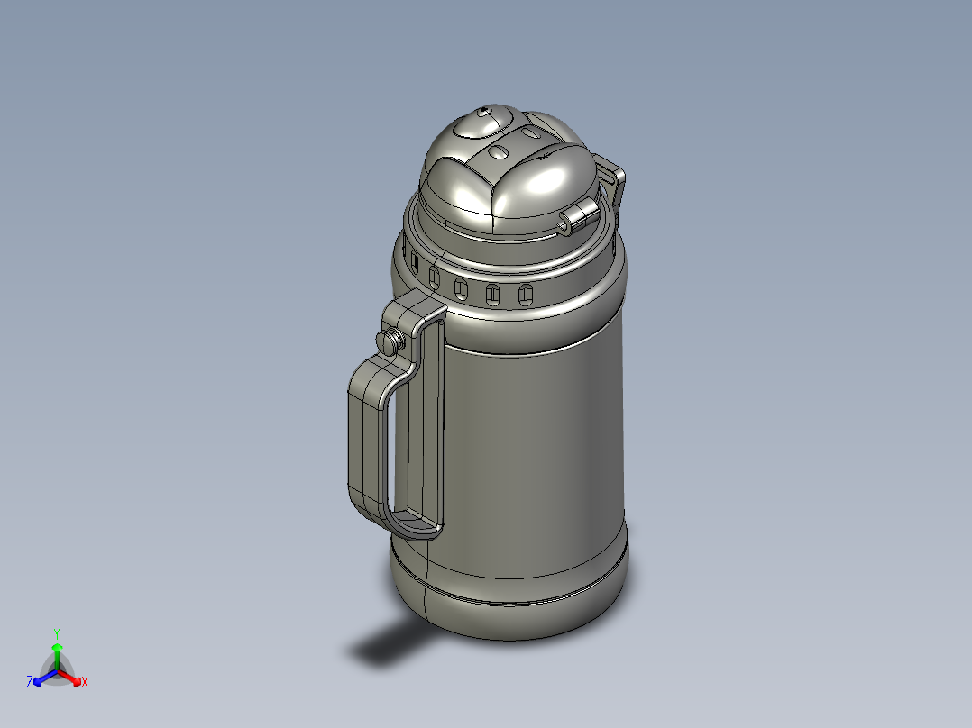 保温杯儿童杯吸管杯茶壶茶杯学生水壶塑料杯小狗水杯便携水壶小狗杯卡通杯正等轴测图