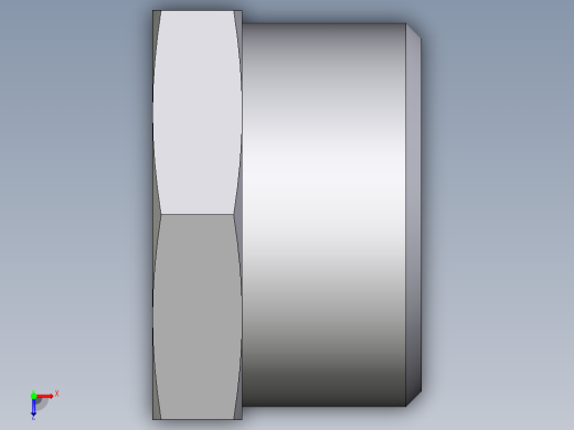 卡套式工业通用硬管接头EO_Blanking_plug_for_tube_ends_ROV22L71X俯视缩略图