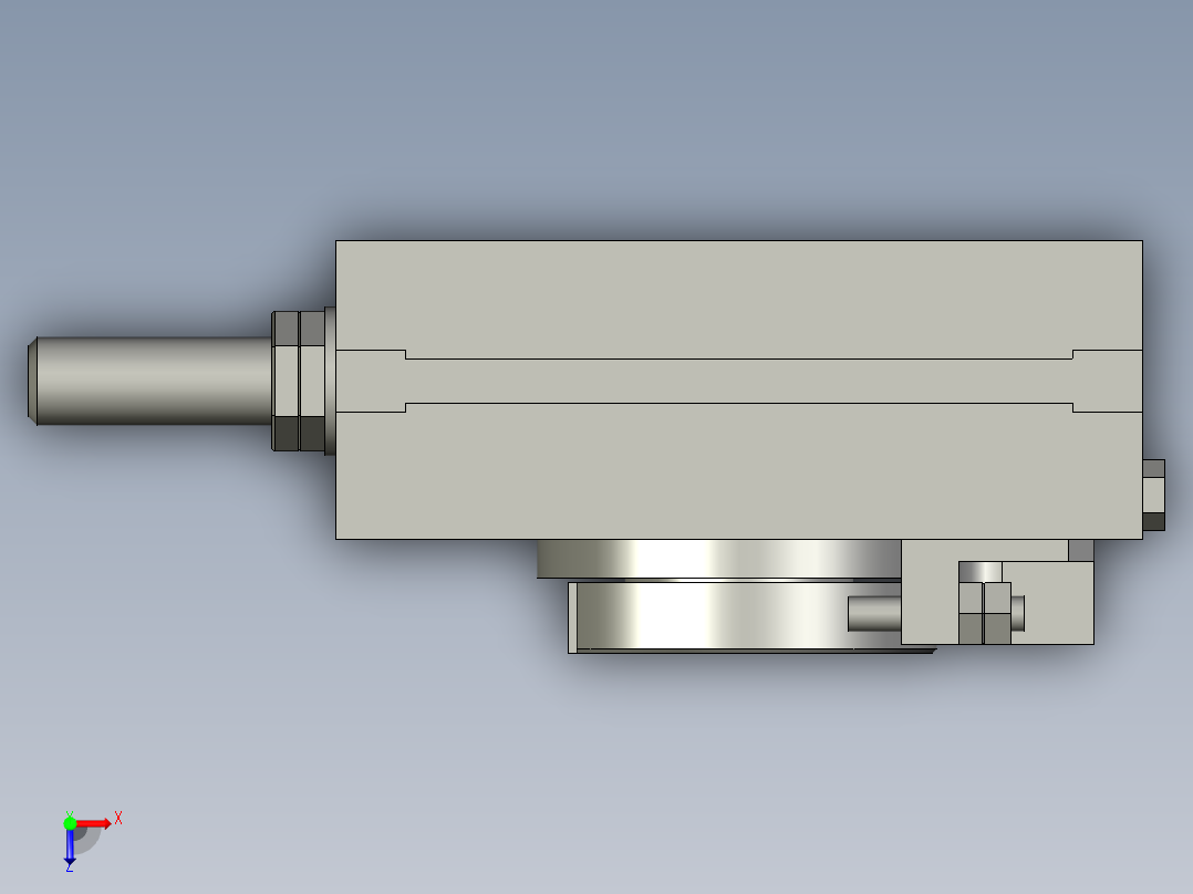 旋转气爪PRC16ST-180俯视图