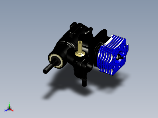 直升机设计的OO55SX硝化发动机