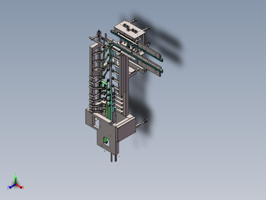 全自动收盒机正等轴测缩略图