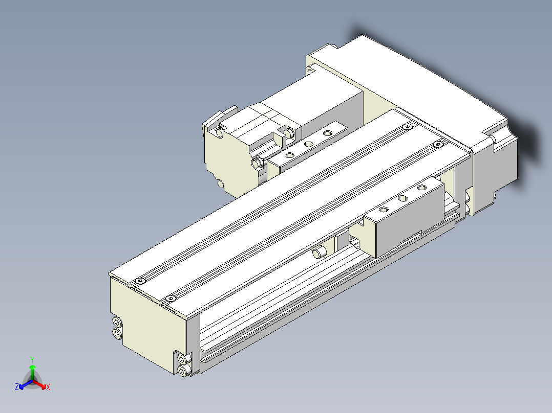 钢基模组-TPA-KNR-6005C-200A1-ML-H1S0正等轴测图