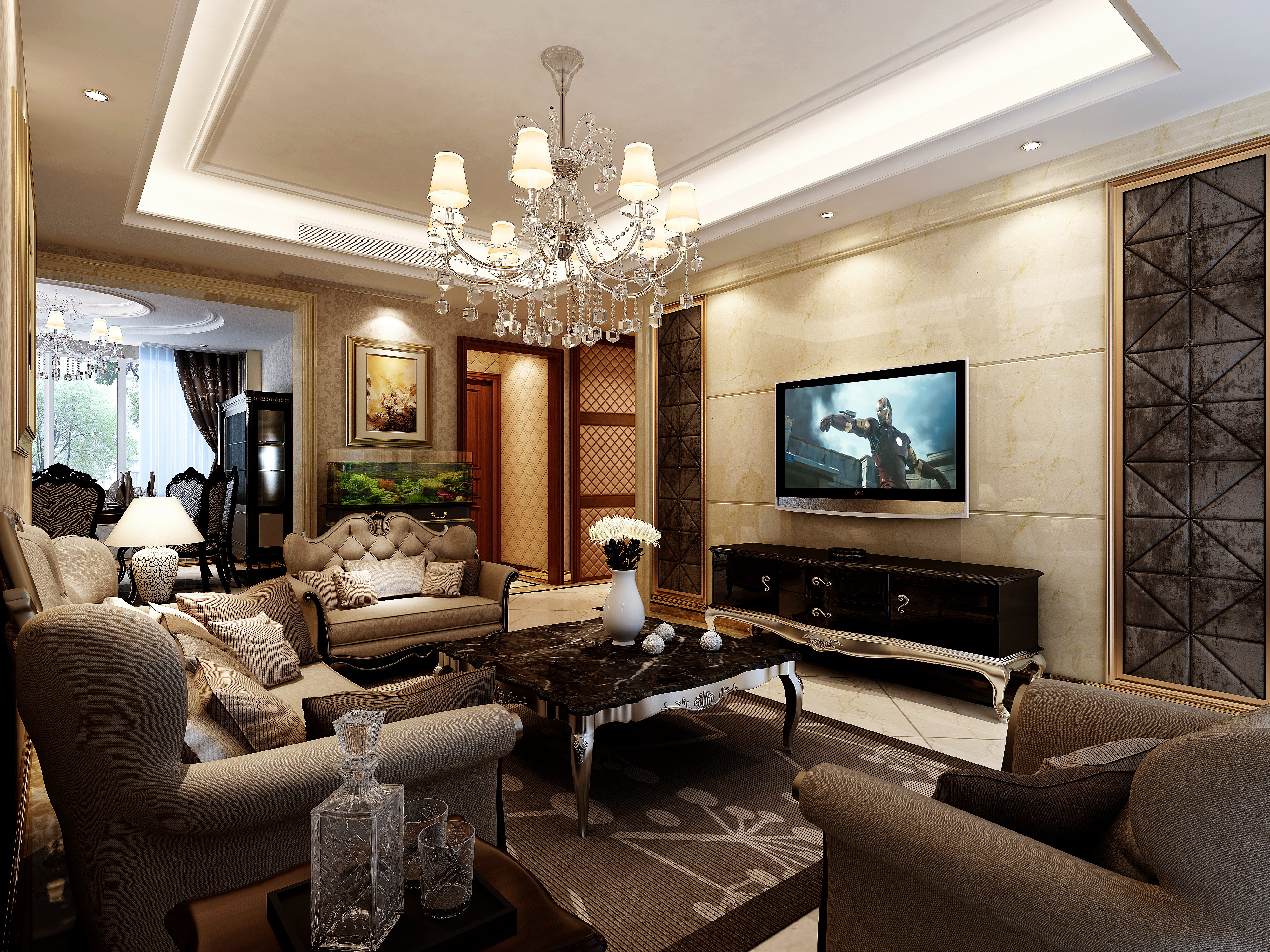 38套完整家装CAD施工图带效果图