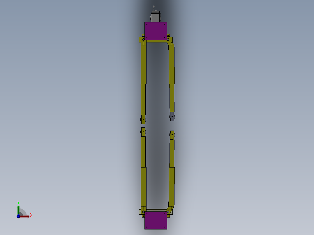 汽车举升机前视图