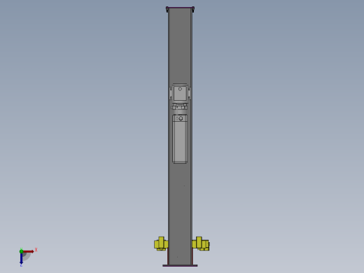 汽车举升机俯视缩略图