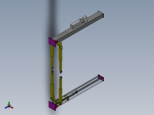 汽车举升机正等轴测缩略图
