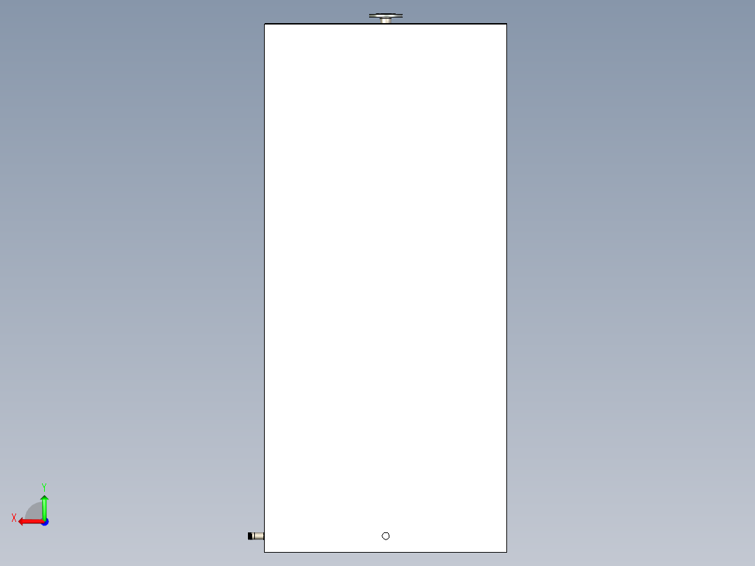 冲淋洗眼器房三维模型-不带提升泵后视图